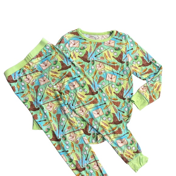Oak & Ollie Other - Oak & Ollie Bamboo Kids Harry Potter Pajama Set
